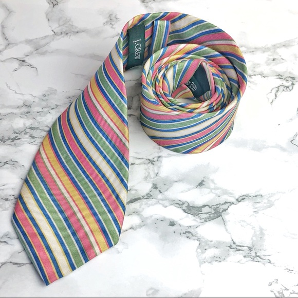 SOLD 💛 j. crew // striped men’s skinny tie - Picture 2 of 6